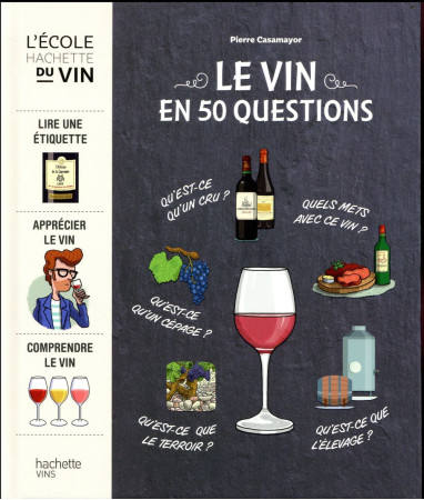 VIN EN 50 QUESTIONS - CASAMAYOR PIERRE - Hachette Pratique