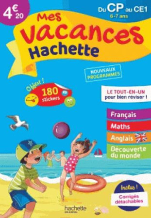 MES VACANCES HACHETTE CP/CE1 - SIMON PHILIPPE - Hachette Education