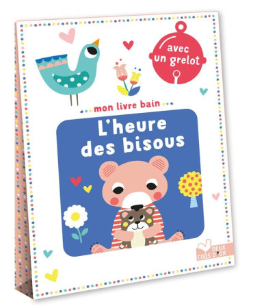 MON LIVRE BAIN - L-HEURE DES BISOUS - AVEC UN GRELOT - LEDESMA SOPHIE - HACHETTE