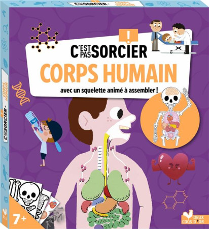 C-EST PAS SORCIER LE CORPS HUMAIN - BOITE AVEC ACCESSOIRES - PARIS MATHILDE - HACHETTE