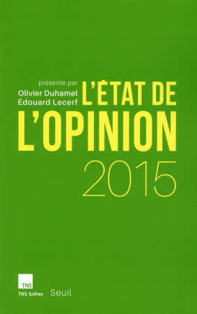 ETAT DE L-OPINION 2015 (L-) - TNS SOFRES - Seuil