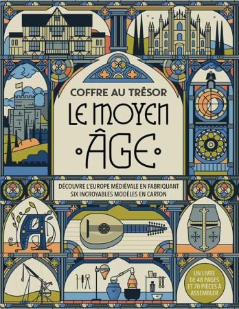 COFFRE AU TRESOR LE MOYEN AGE - DICKMANN NANCY - GALLIMARD