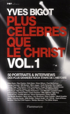 PLUS CELEBRES QUE LE CHRIST - BIGOT YVES - FLAMMARION