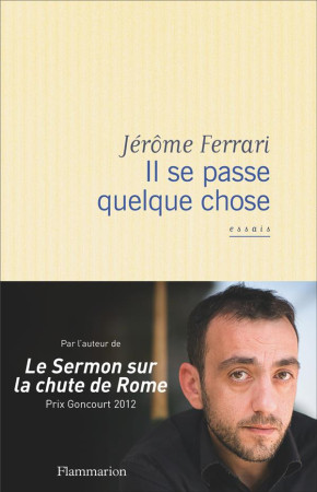 IL SE PASSE QUELQUE CHOSE - FERRARI JEROME - Flammarion