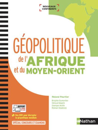 GEOPOLITIQUE DE L-AFRIQUE ET DU MOYEN-ORIENT (NOUVEAUX CONTINENTS) - 2017 - COLLECTIF - Nathan