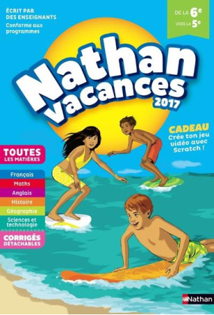 CAHIER DE VACANCES 2017 COLLEGE TOUT EN UN 6EME/5EME - VAUTROT/DESSOURCES - Nathan