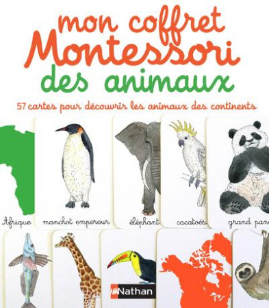 MON COFFRET MONTESSORIE DES ANIMAUX 2/4 ANS - HERMANN/TCHOUKRIEL - Nathan Jeunesse