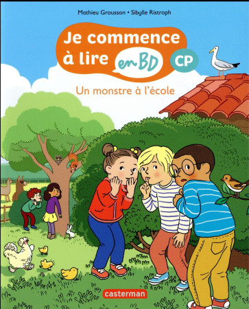 JCL EN BD-CP-UN MONSTRE A L-ECOLE - GROUSSON/RISTROPH - Casterman