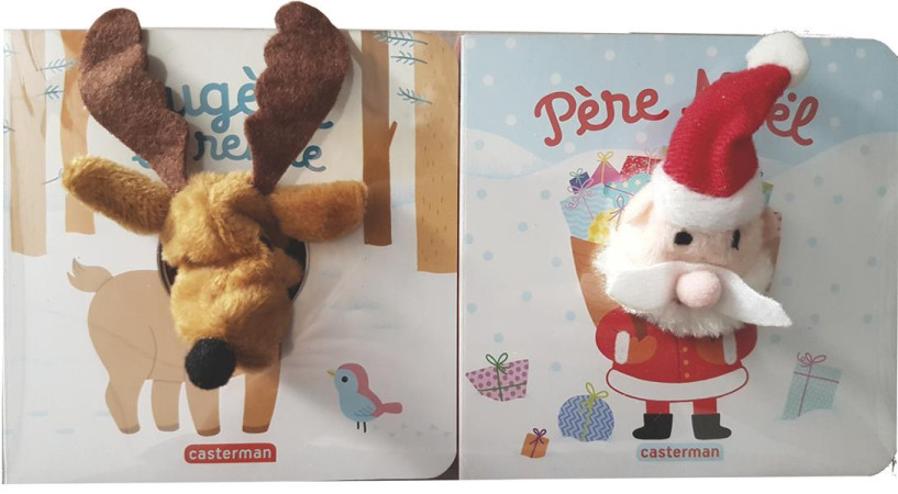 COFFRET BEBETES NOEL EUGENE ET PERE NOEL - CHETAUD - CASTERMAN