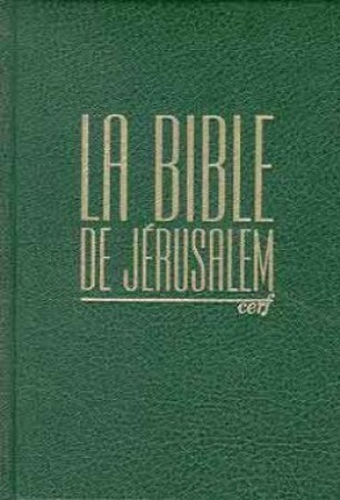 BIBLE DE JERUSALEM COMPACTE SKIVERTEX VERT -  EBAF - CERF