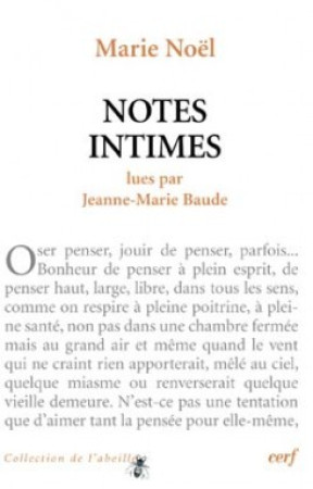 NOTES INTIMES DES MARIE NOEL - Noel Marie - CERF