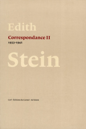 CORRESPONDANCE II - STEIN E - CERF