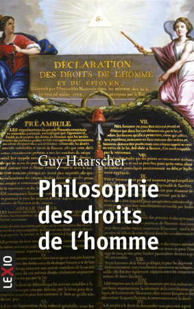 PHILOSOPHIE DES DROITS DE L-HOMME - HAARSCHER GUY - Cerf