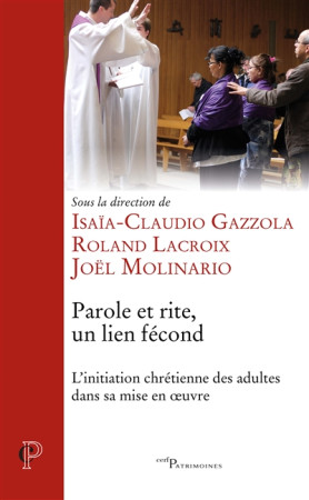 PAROLE ET RITE, UN LIEN FECOND - LACROIX/MOLINARO - CERF