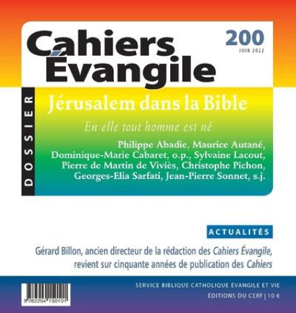 CAHIERS EVANGILE - N  200 - COLLECTIF - NC