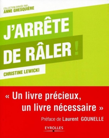 J-ARRETE DE RALER - LEWICKI CHRISTINE - EYROLLES