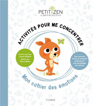 ACTIVITES POUR ME CONCENTRER. MON CAHIER DES EMOTIONS - NIELMAN LOUISON - FLEURUS