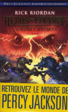 HEROS DE L-OLYMPE T03 - LA MARQUE D-ATHENA - RIORDAN RICK - Albin Michel-Jeunesse