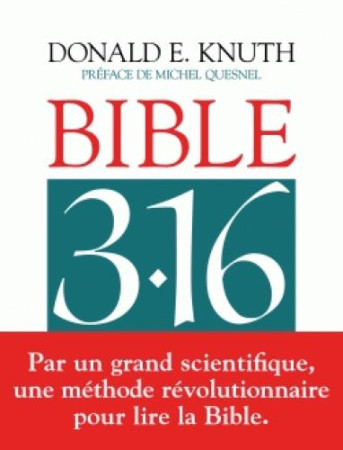 BIBLE 3.16 - KNUTH DONALD - Bayard