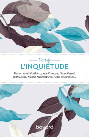 ART DE L-INQUIETUDE (L-) - XXX - BAYARD CULTURE