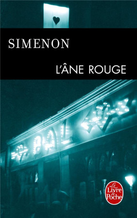 ANE ROUGE - SIMENON GEORGES - LGF/Livre de Poche