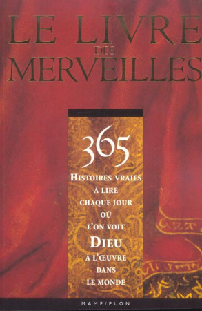 LIVRE DES MERVEILLES - COLLECTIF - PLON