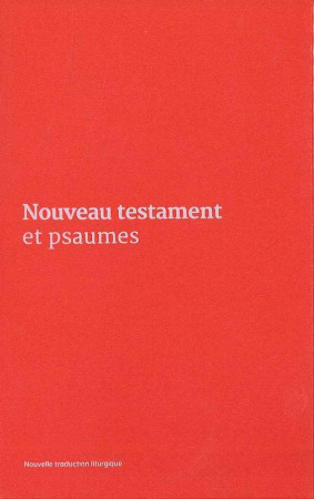 NOUVEAU TESTAMENT ET PSAUMES - COUVERTURE VINYLE ROSE - A.E.L.F. - Ed. de l'Emmanuel