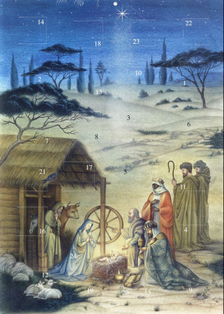 CALENDRIER DE L-AVENT CRECHE DE LA NATIVITE - SEDOVA - SEDOVA YANA - Minedition