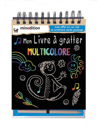 MON LIVRE A GRATTER MULTICOLORE - WILDERICH-LANG - Minedition