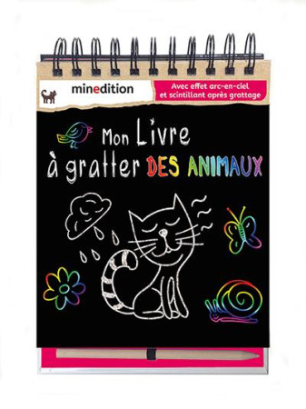 MON LIVRE A GRATTER DES ANIMAUX - WILDERICH-LANG - Minedition