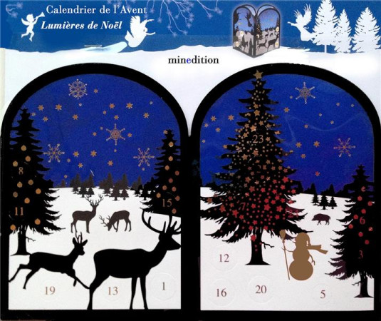 CALENDRIER DE L-AVENT LUMIERES DE NOEL DIVERS - DIVERS - NC