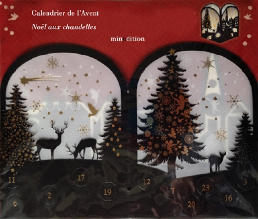 CALENDRIER DE L-AVENT NOEL AUX CHANDELLES DIVERS - DIVERS - NC