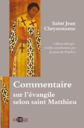 COMMENTAIRE SUR L-EVANGILE SELON SAINT MATT HIEU - PENTHOS - ARTEGE