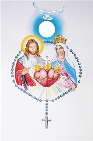 IMAGE COEURS UNIS DE JESUS ET MARIE LOT DE 20 - NC - NC