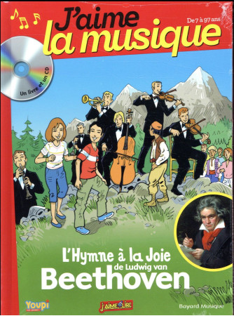 HYMNE A LA JOIE / BEETHOVEN / LIVRE CD - VOURCH MARIANNE - BAYARD MUSIQUE