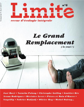 REVUE LIMITE N 6 LE GRAND REMPLACEMENT - COLLECTIF LIMITE - Première partie