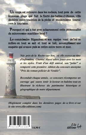 CADAVRE DU PHARE DES BARGES RAYON LITT.GENERALE - Massé Chantal - ELLA EDITIONS