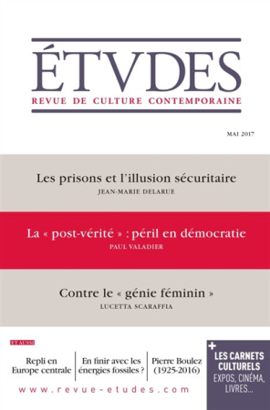 ETUDES NO 4238 / MAI 2017 - XXX - NC