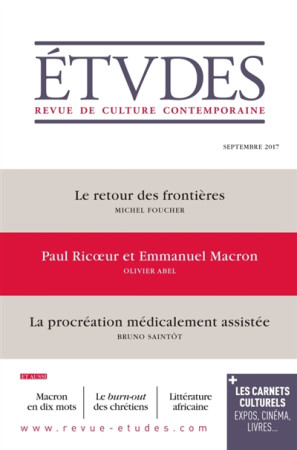 ETUDES NO 4243 / NOVEMBRE 2017 - XXX - SER