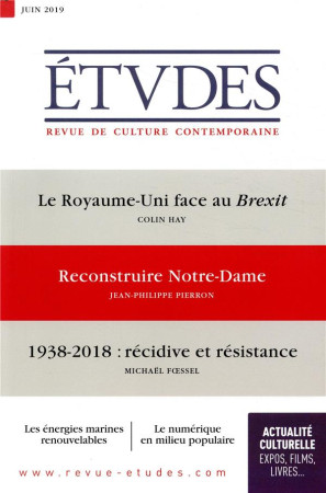 ETUDES NO 4261 / JUIN 2019 - XXX - NC