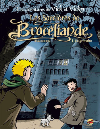 VICK ET VICKY T.8 - LES SORCIERES DE BROCELIANDE - T.1 : LE GRIMOIRE - BERTIN BRUNO - P TIT LOUIS