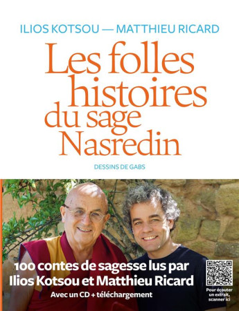 FOLLES HISTOIRES DU SAGE NASREDIN +CD (LES) - RICARD ET KOTSOU - ICONOCLASTE