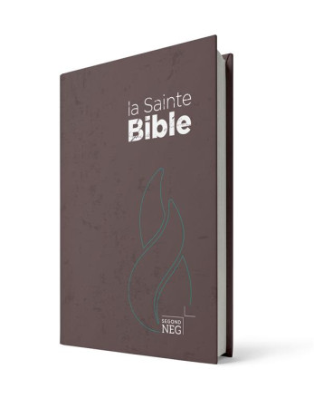 BIBLE SEGOND NEG, COMPACTE / COUVERTURE RIGIDE IMPRIMEE BRUNE - NEG - MAISON BIBLE