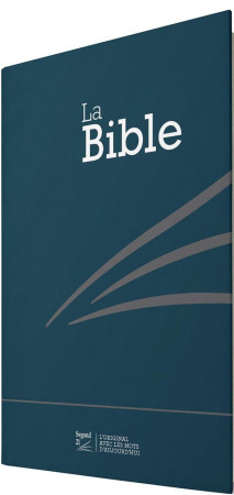 BIBLE SEGOND 21 COMPACTE / COUVERTURE RIGIDE SKIVERTEX BLEU NUIT - SEGOND 21 - MAISON BIBLE