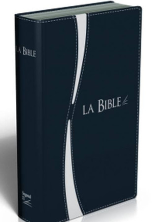 BIBLE SEGOND 21 DUO BLEU ARGENT TRANCHES - SEGOND 21 - Société biblique de Genève