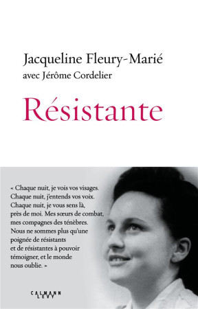 RESISTANTE - FLEURY JACQUELINE - CALMANN-LEVY