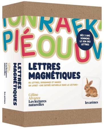 LETTRES MAGNETIQUES CELINE ALVAREZ LES LECTURES NATURELLES - ALVAREZ CELINE - LATTES