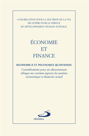 ECONOMIE ET FINANCE - COLLECTIF - MEDIASPAUL