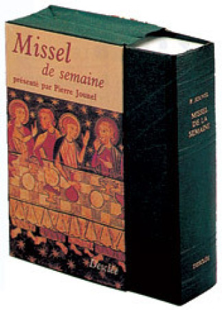 MISSEL DIMANCHE CUIR GRENAT - Pierre Jounel - MAME DESCLEE