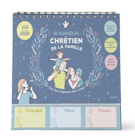 CALENDRIER CHRETIEN DE LA FAMILLE - XXX - NC